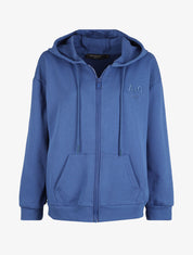 Sweat à capuche zippé - Bleu - 3
