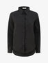 Chemise oversize uni - Noir - 4