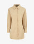 Chemise oversize coupe droite - Beige - 4