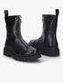 Boots montantes zippées - Noir - 1