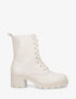 Bottines montantes à talon - Beige - 5