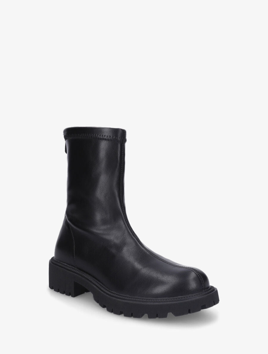 Bottines souples en simili - Noir - 2