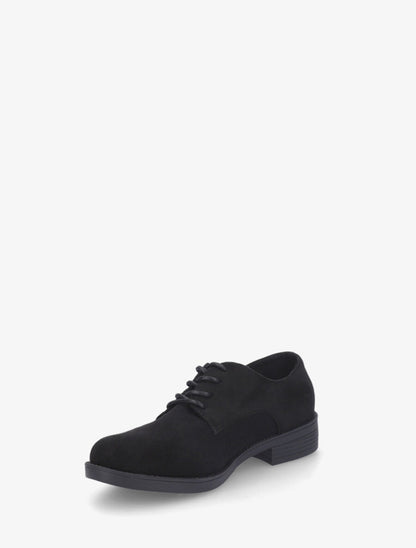 Derbies unies en suédine - Noir - 3