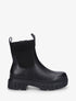 Bottines chaussettes à talon strié - Noir - 5