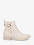 Bottines plates basiques à boucle - Beige - 5