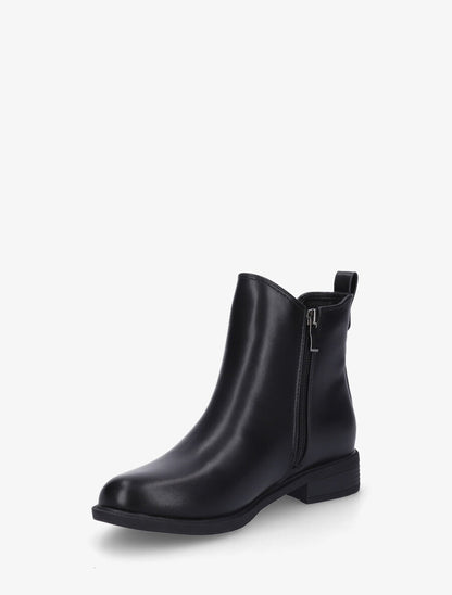 Bottines plates élastiquées - Noir - 3