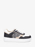 Baskets en simili et tweed - Noir - 5