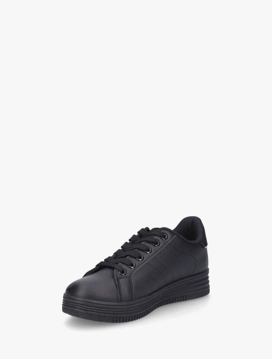 Sneakers à semelle texturée - Noir - 3