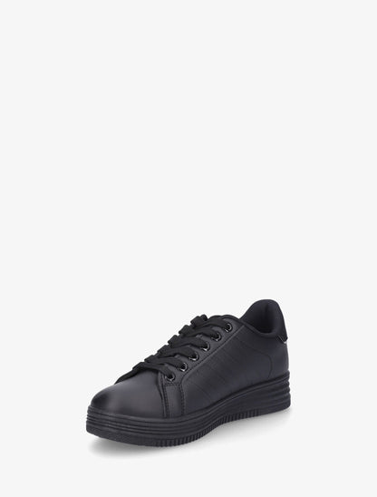Sneakers à semelle texturée - Noir - 3