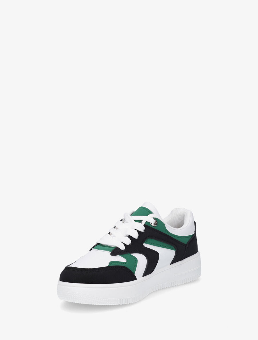 Sneakers classiques en simili - Noir - 3