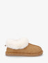 Low boots fourrée en suédine - Camel - 5