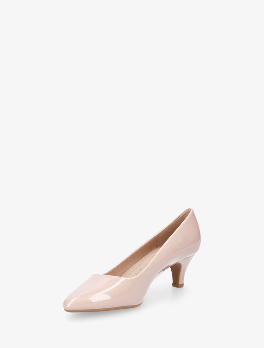 Escarpins vernis unis - Nude - 3