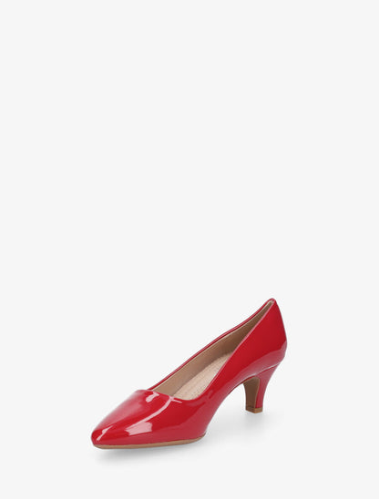 Escarpins vernis unis - Rouge - 3
