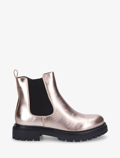 Low boots en simili - Or - 1