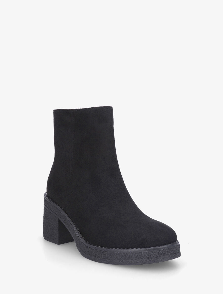 Bottines en suédine - Noir - 2