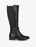 Bottes cavalières élastiquées - Noir - 1
