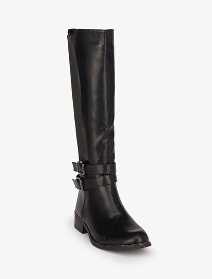 Bottes cavalières élastiquées - Noir - 2