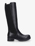 Bottes unies bi-matière - Noir - 1