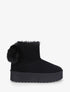Boots fourrées et fourrure synthétique - Noir - 5