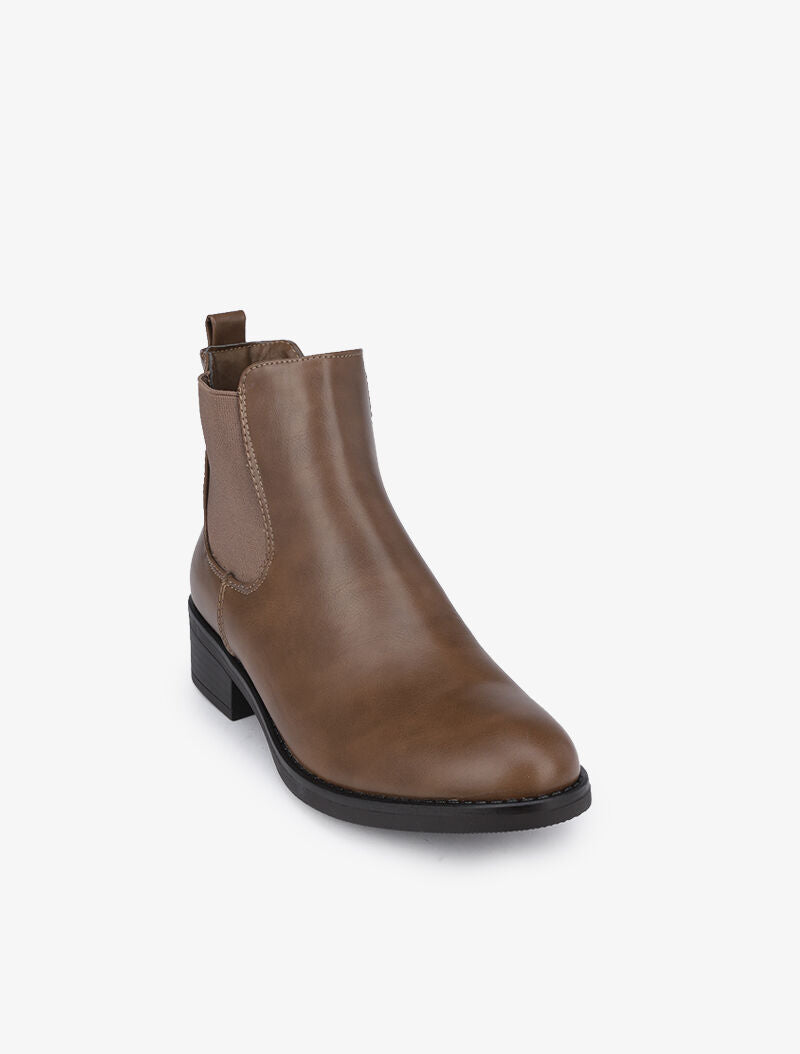 Chelsea boots unies - Marron - 3