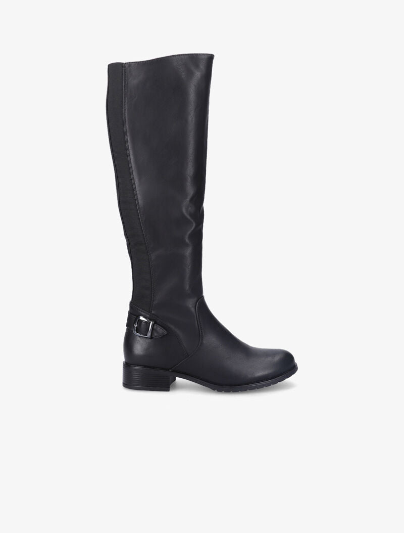 Bottes cavalières élastiquées - Noir - 2