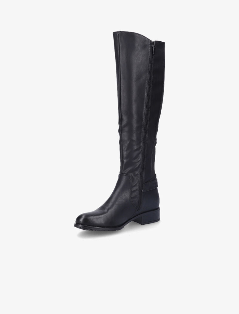Bottes cavalières élastiquées - Noir - 4