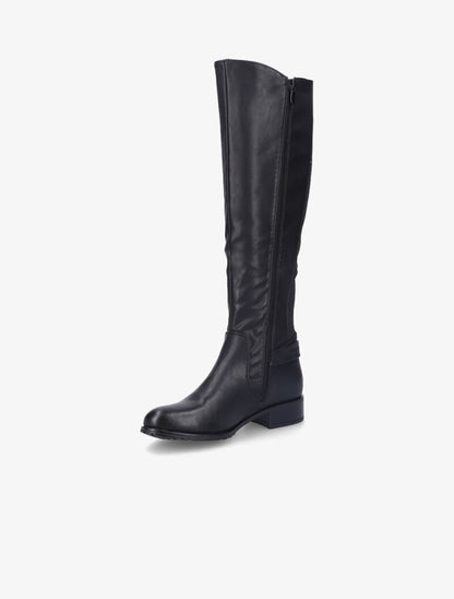 Bottes cavalières élastiquées - Noir - 4