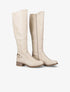 Bottes cavalières élastiquées - Beige - 5