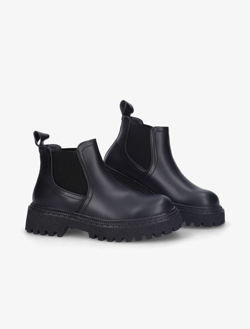 Chelsea boots à semelles texturées et crantées - Noir - 4