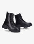 Bottines à semelles striées - Noir - 1
