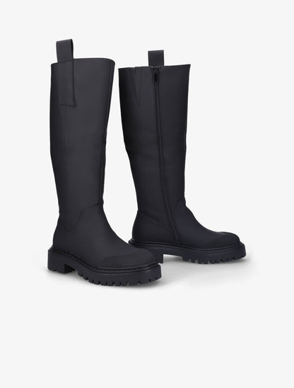 Bottes à bout rond strié - Noir - 4