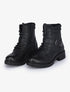 Boots à lacets et zips - Noir - 5