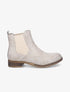 Chelsea boots à bouts effet python - Beige - 1