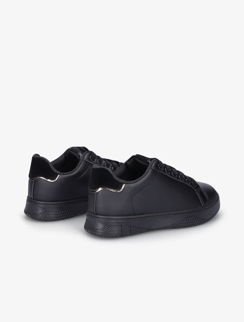 Sneakers à détails suédés - Noir - 5