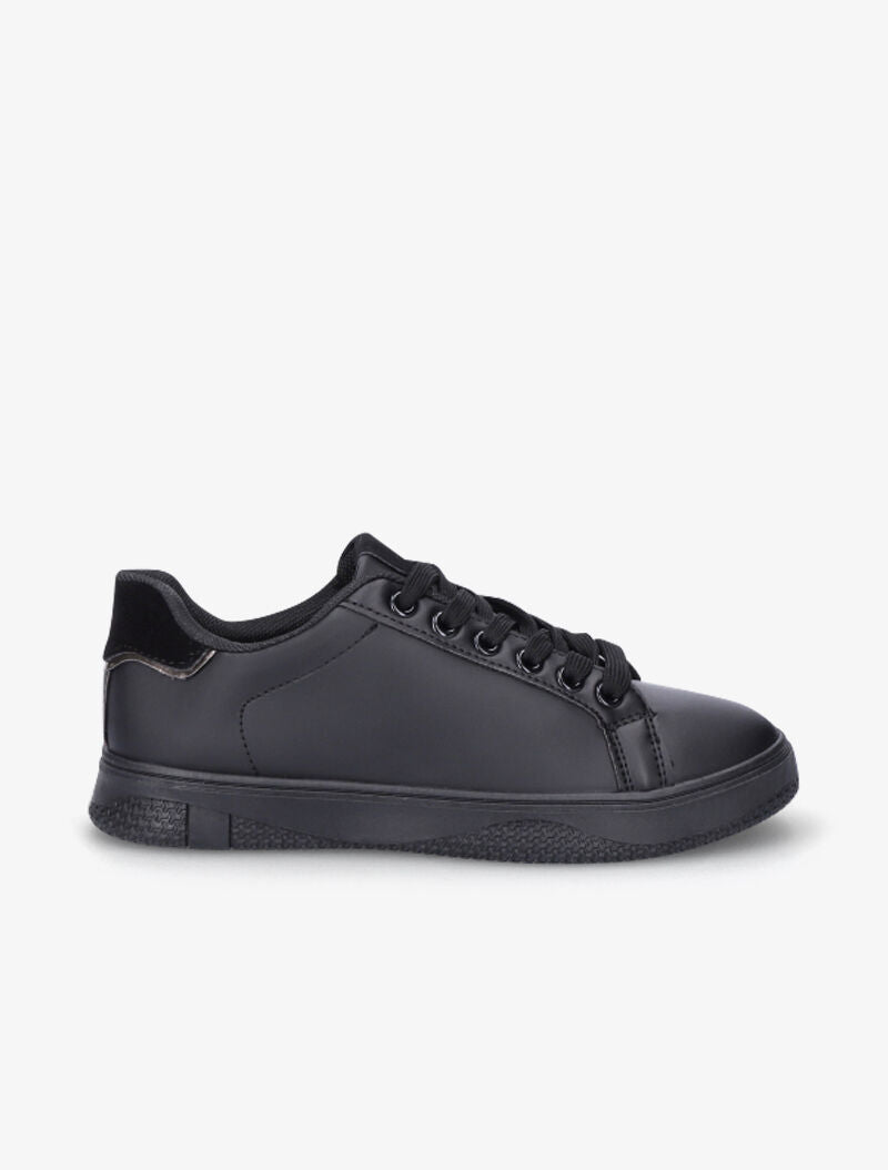 Sneakers à détails suédés - Noir - 2