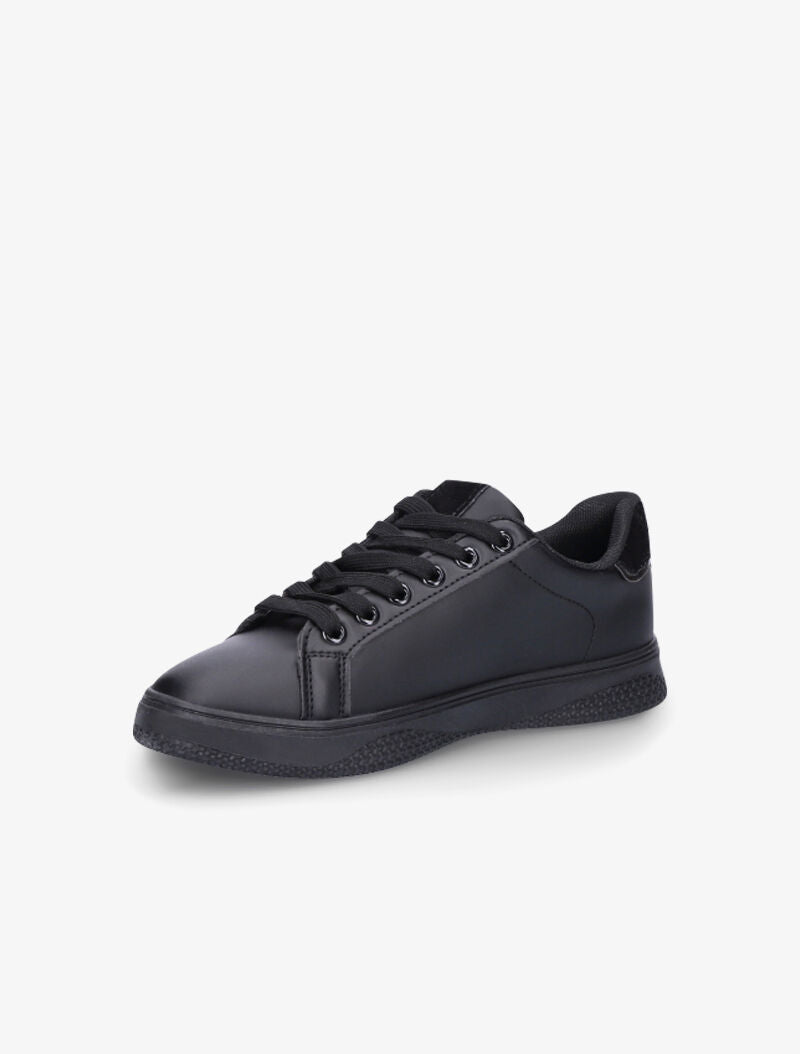 Sneakers à détails suédés - Noir - 4