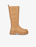 Bottes à semelles crantées - Camel - 5