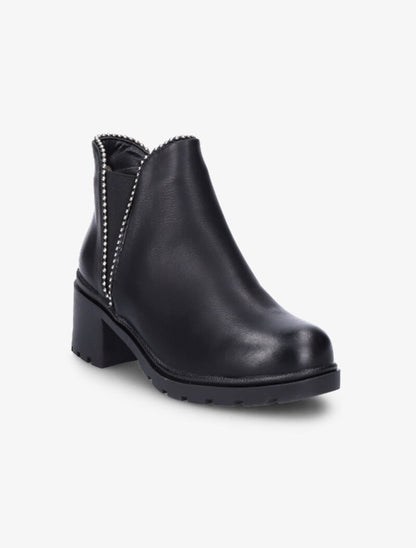 Chelsea boots cloutées à semelles crantées - Noir - 3