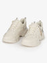 Baskets à semelles en simili et mesh - Beige - 5