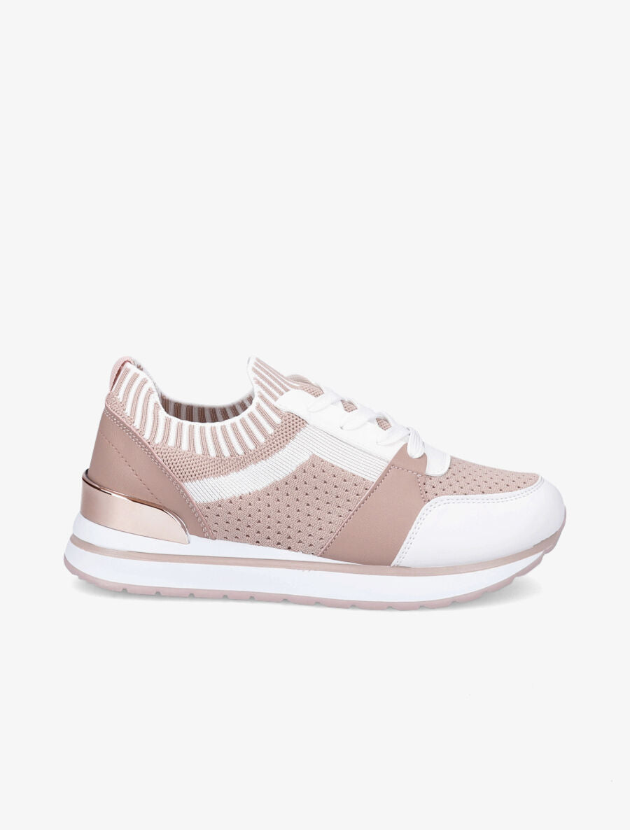 Baskets en mesh et simili - Rose - 5