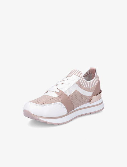 Baskets en mesh et simili - Rose - 3