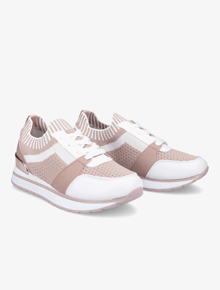 Baskets en mesh et simili - Rose - 4