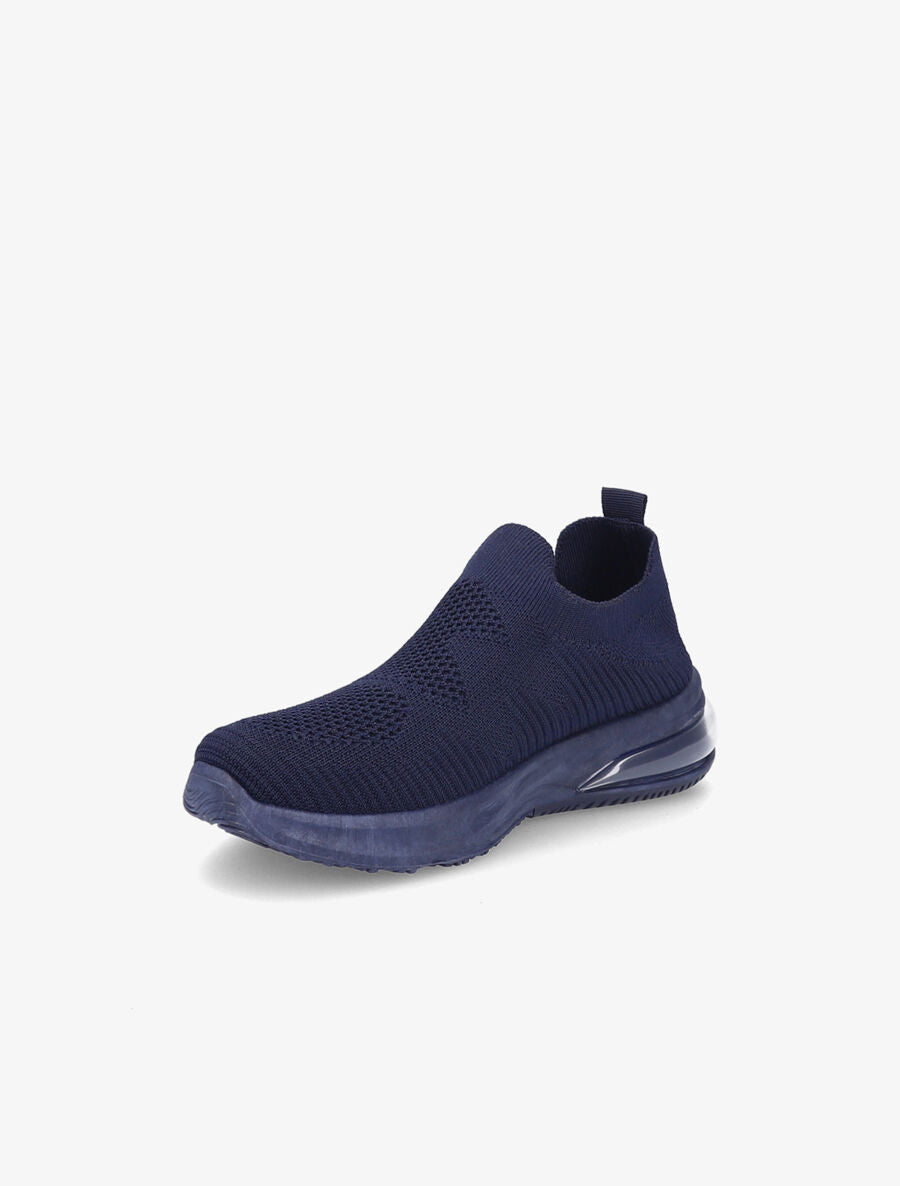 Baskets basses en mesh - Marine - 3
