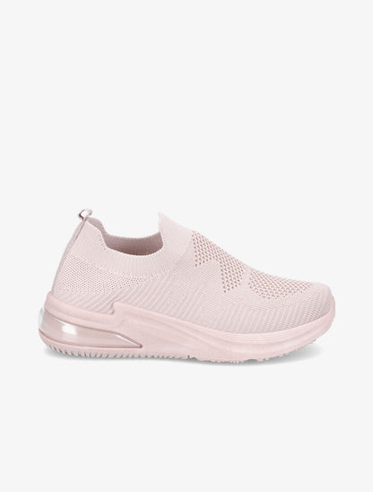 Baskets basses en mesh - Rose - 5