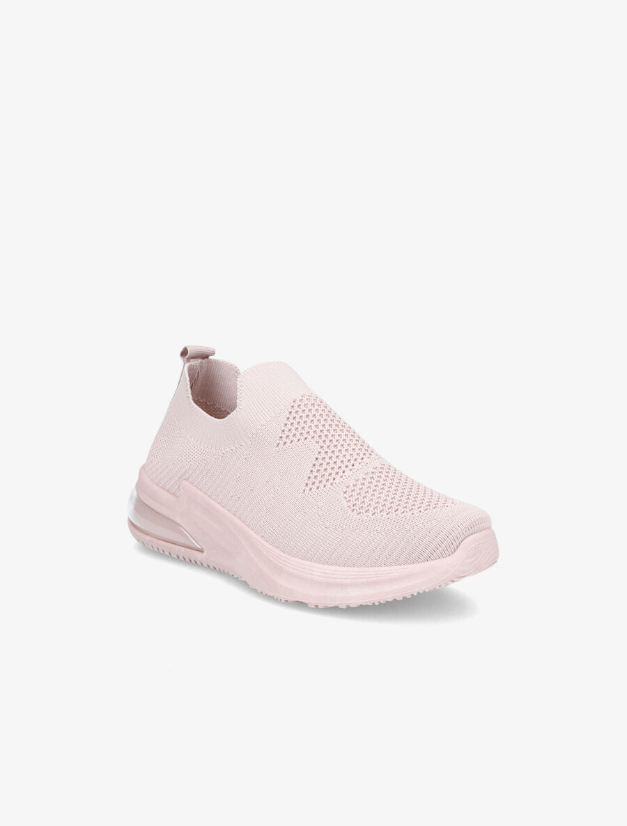 Baskets basses en mesh - Rose - 2