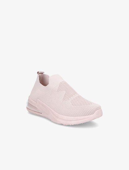 Baskets basses en mesh - Rose - 2