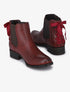 Chelsea boots à contrefort à corsage - Bordeaux - 1