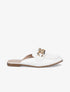 Mules style mocassin à chaîne - Blanc - 5