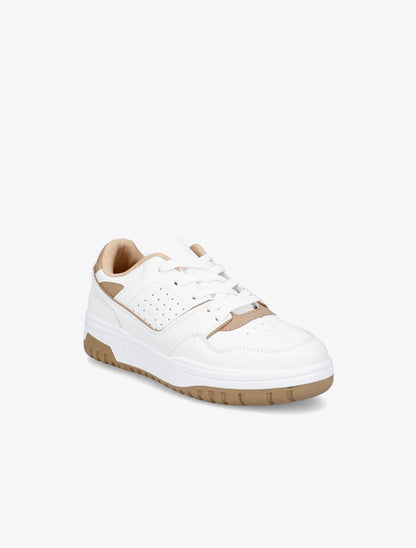 Baskets bicolores - Camel - 2