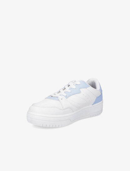 Baskets basses bicolore - Bleu - 3